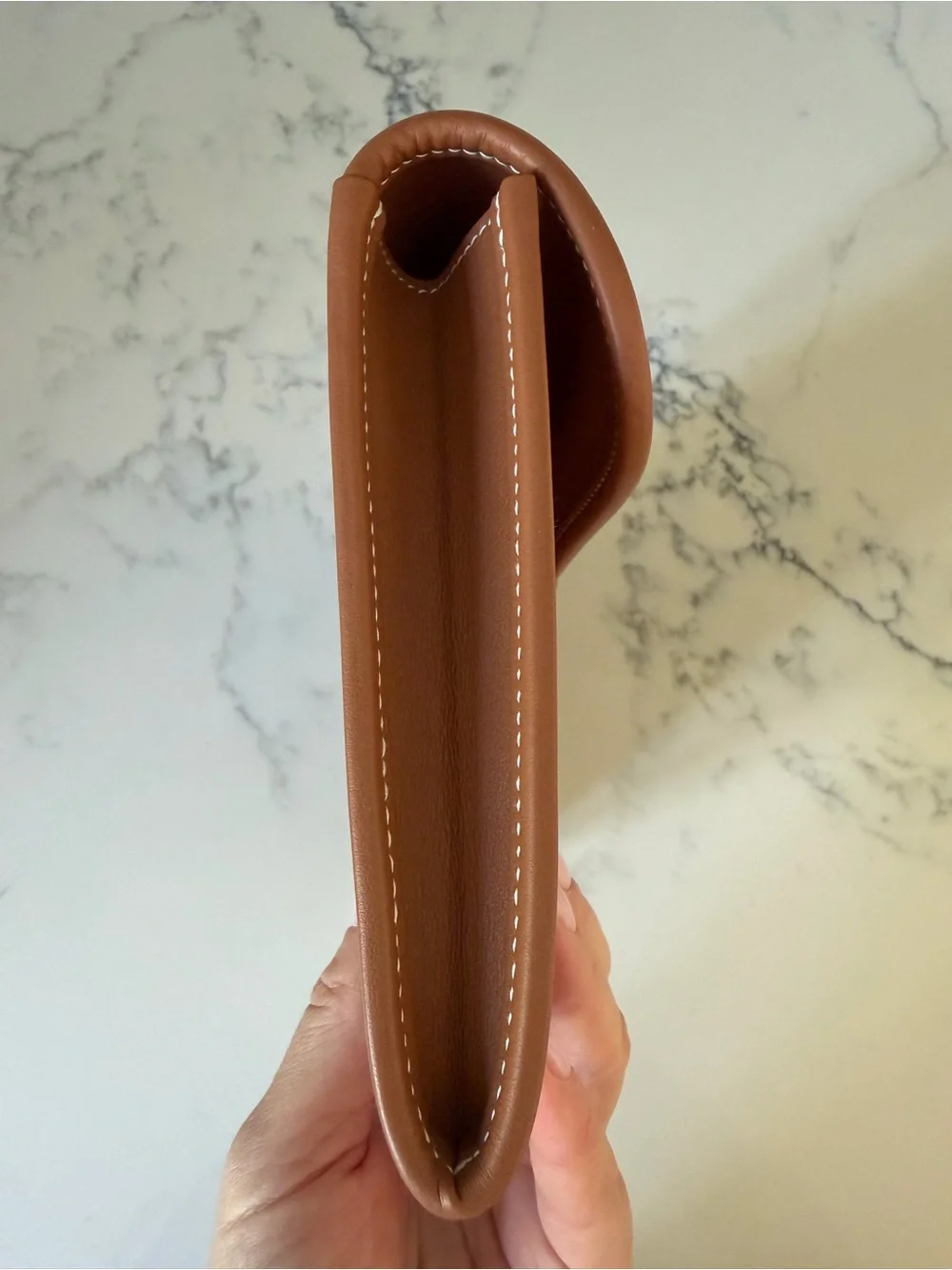 Hermes Brown Constance Long Wallet Clutch